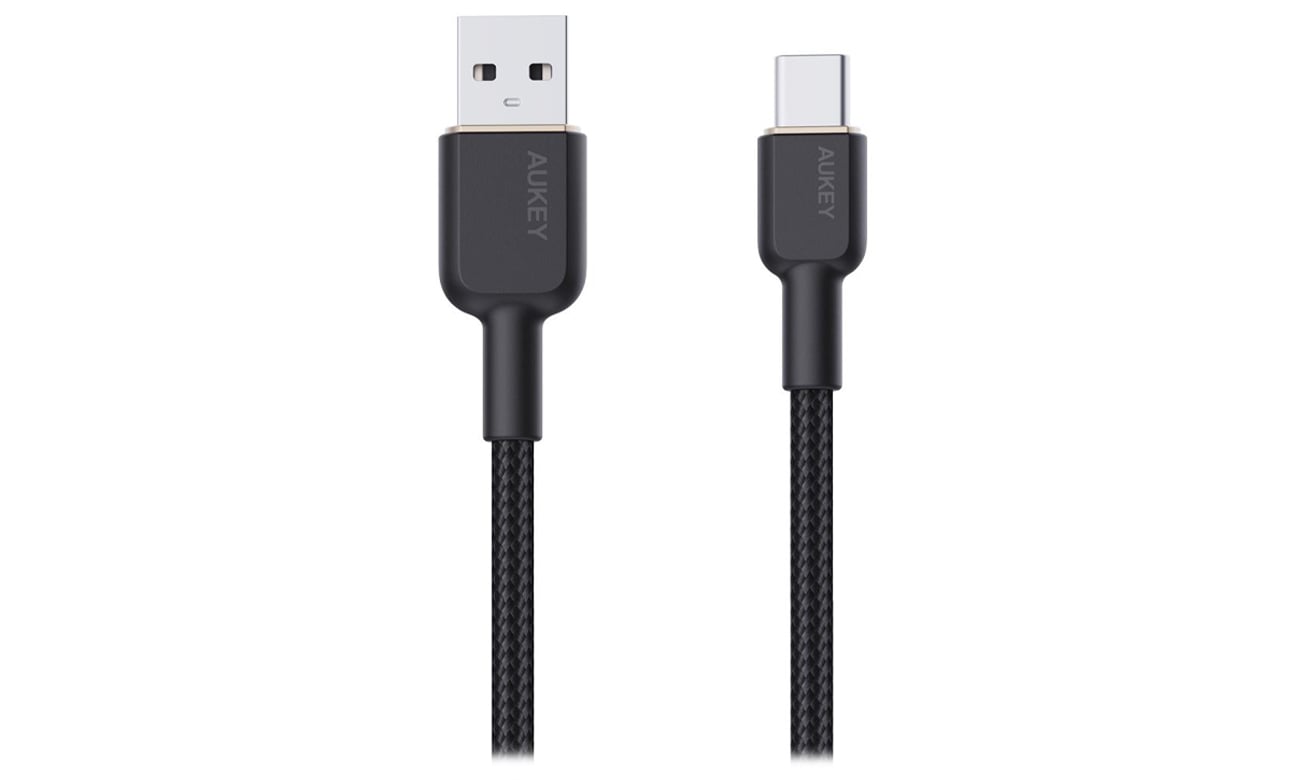 Aukey Kabel USB-A - USB-C 2.0 QC 60W 1m w oplocie - Kable USB